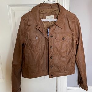 Sky and Sparrow Leather Jacket